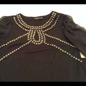Ladies black tunic